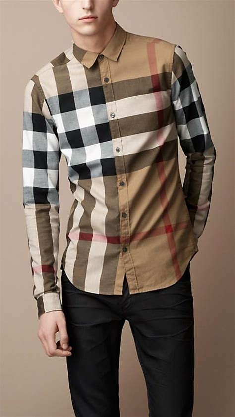 burberry shirt big and tall|men Burberry shirt large.